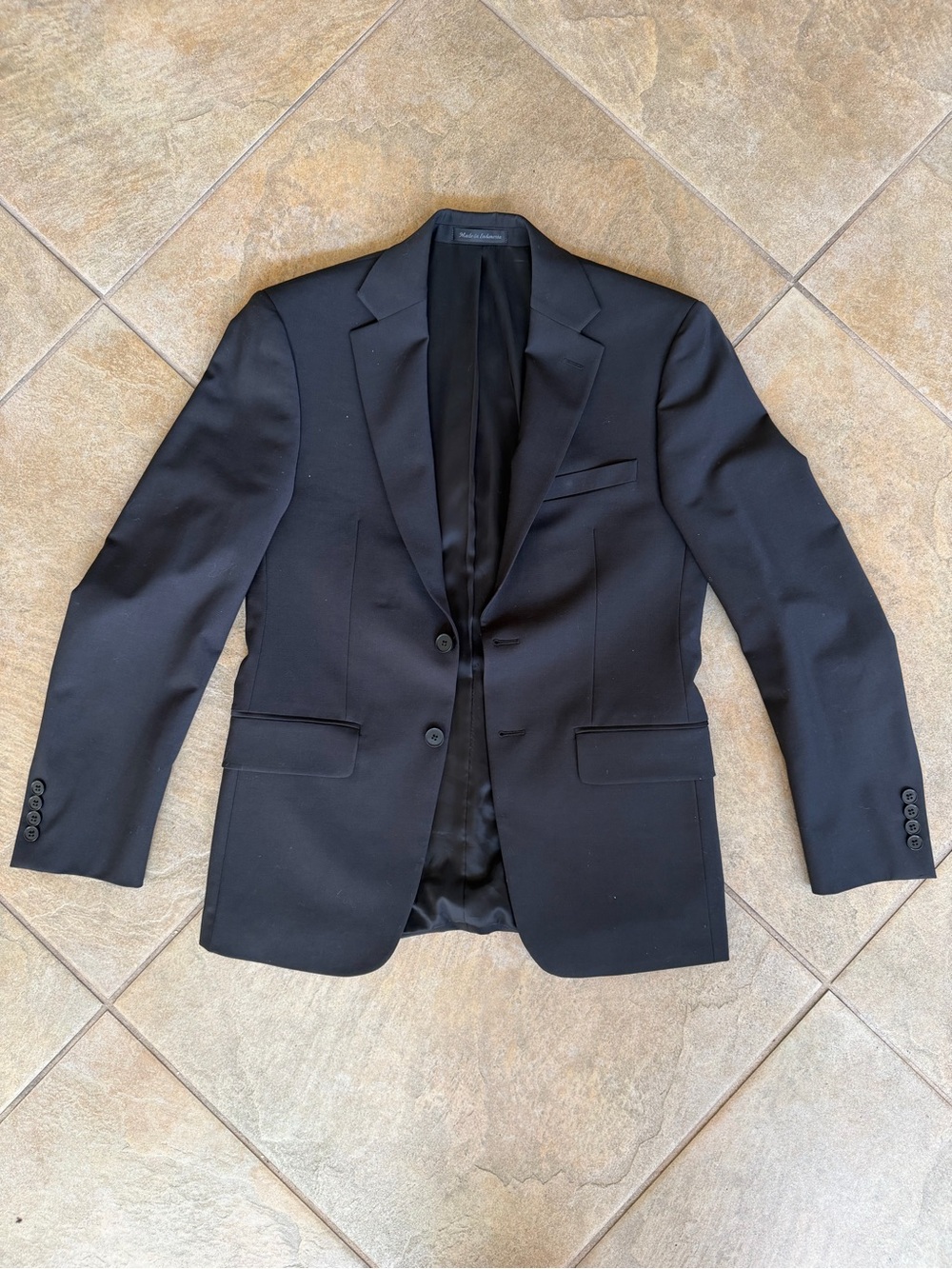 Calvin Klein Black Blazer Suit Jacket 36S